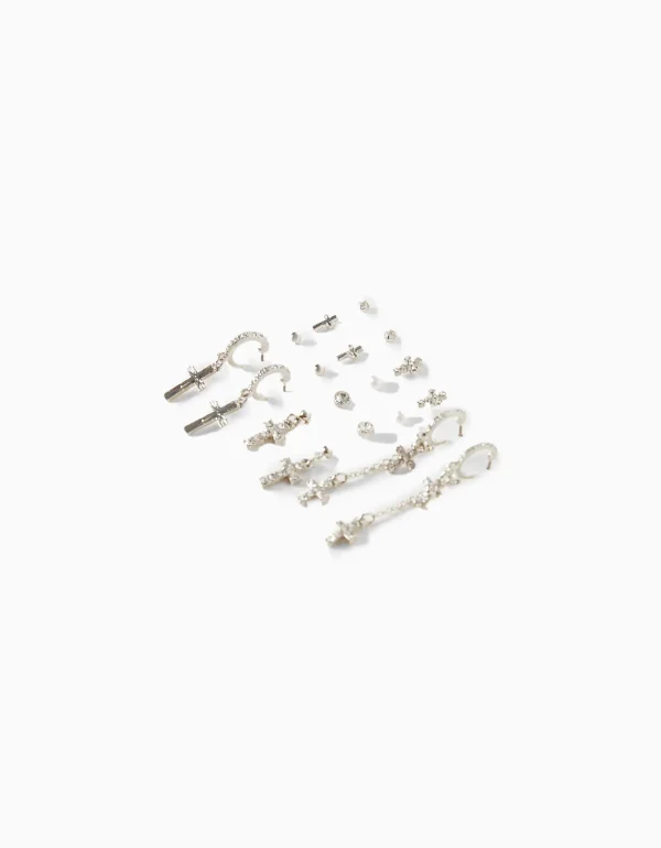 Store Set 9 pares de pendientes cruz MUJER Ver todo