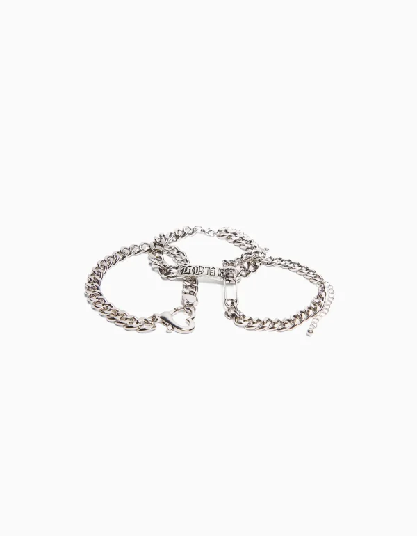 Sale Set 3 pulseras cadenas MUJER One Love