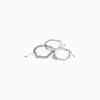 Sale Set 3 pulseras perlas cadenas HOMBRE Bisutería