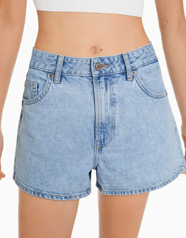 Best Sale Short denim mom MUJER Denim