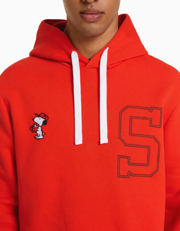 Cheap Sudadera capucha bordado Snoopy HOMBRE Snoopy