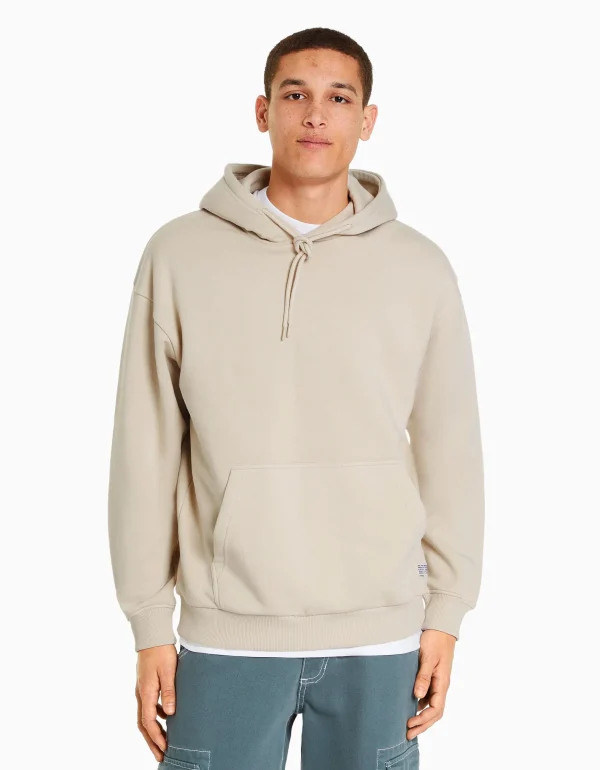 Shop Sudadera capucha oversize HOMBRE Ropa