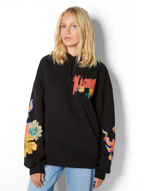 Best Sudadera capucha print MUJER Sudaderas y punto