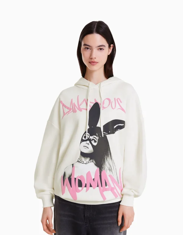 Best Sudadera capucha print Ariana Grande MUJER Sudaderas