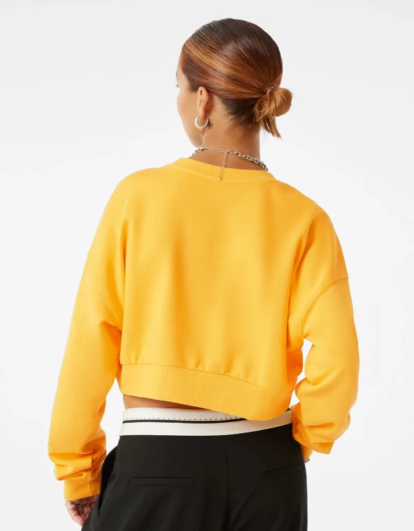 Fashion Sudadera cropped print MUJER Sudaderas y punto