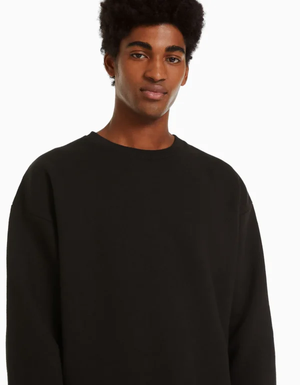 Fashion Sudadera cuello redondo oversize HOMBRE Sudaderas