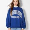 Clearance Sudadera oversize print MUJER BSK Teen