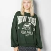 Cheap Sudadera oversize print MUJER BSK Teen