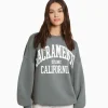 Clearance Sudadera oversize print MUJER BSK Teen