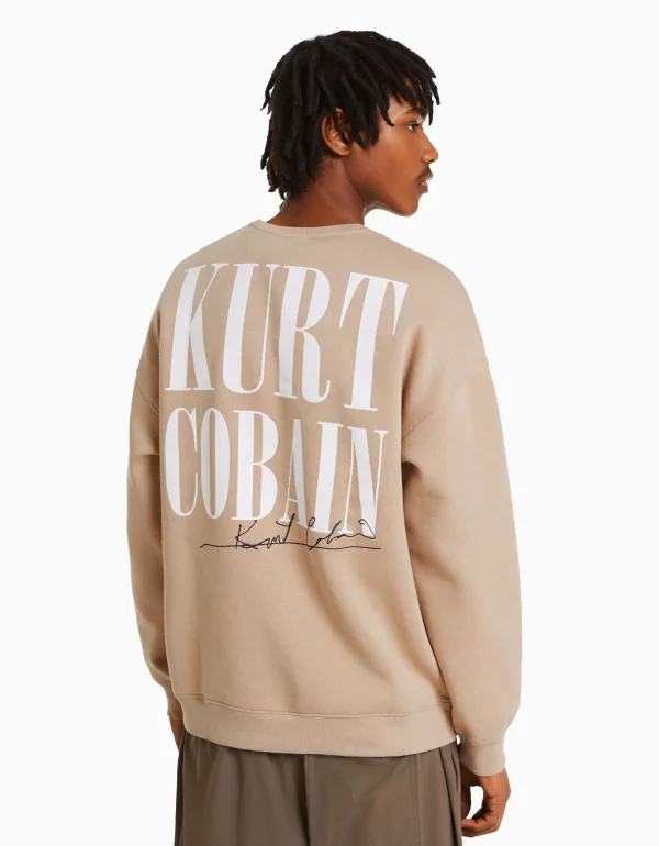 Flash Sale Sudadera print Kurt Cobain HOMBRE Espacio