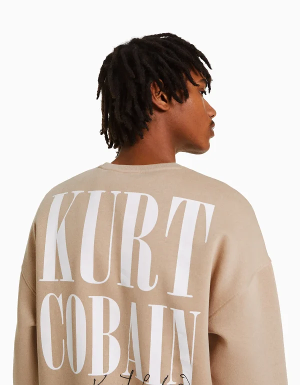 Flash Sale Sudadera print Kurt Cobain HOMBRE Espacio