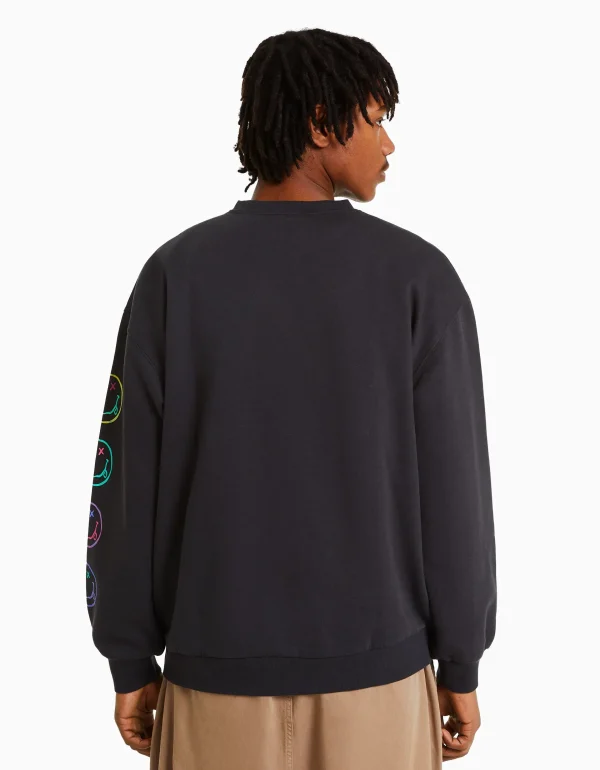 Cheap Sudadera print Nirvana HOMBRE Espacio