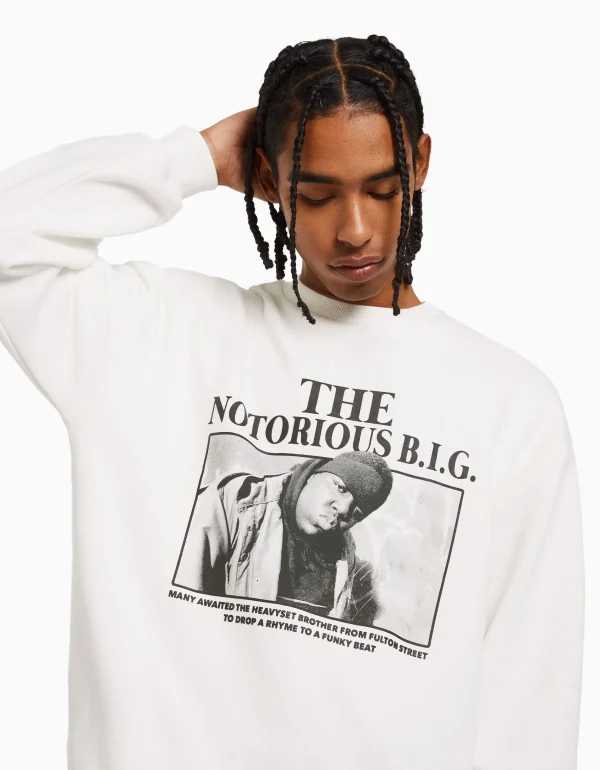 Flash Sale Sudadera print The Notorious B.I.G. HOMBRE Espacio