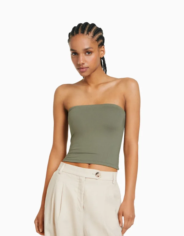 Hot Top bandeau MUJER Tops y corsé