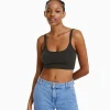 Best Sale Top tirante ancho cropped MUJER Básicos