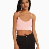 Best Top tirantes cropped MUJER Tops y corsé