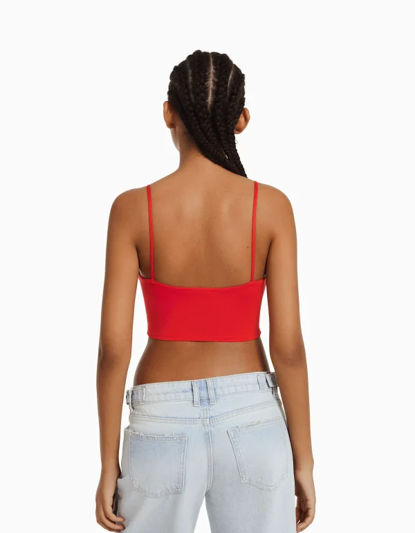 Cheap Top tirantes cropped MUJER Tops y corsé