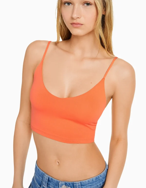 Cheap Top tirantes cropped MUJER Tops y corsé