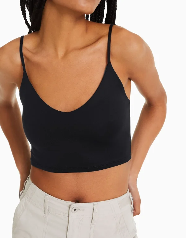 Cheap Top tirantes cropped MUJER Tops y corsé