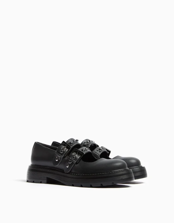 Sale Zapato plano tipo Mary Jane MUJER #bershkastyle